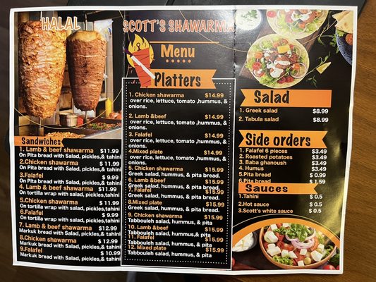 Menu photo 6 Scott's Shawarma Richmond, VA