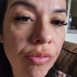 Alex & Grace Beautique - Very tired me with great lashes