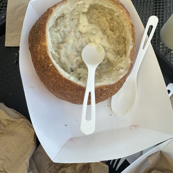 Boudin - Clam Chowder in a Sourdough Bread Bowl - Bakeries Near Me - San Francisco, California
