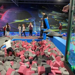 Frontier Trampoline Park - Gladiator pit!