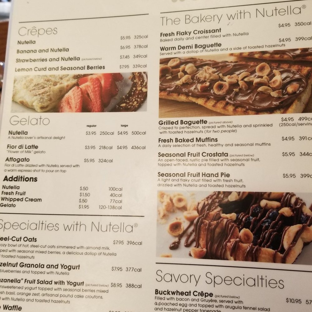 Nutella Cafe - Desserts Near Me - Chicago, Illinois Nutella Cafe - Desserts Near Me - Chicago, Illinois