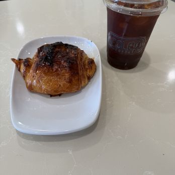 Foleo Coffee - Iced Americano and Ham & Gruyère croissant. - Coffee & Tea Near Me - San Fernando Valley, California Foleo Coffee - Iced Americano and Ham & Gruyère croissant. - Coffee & Tea Near Me - San Fernando Valley, California