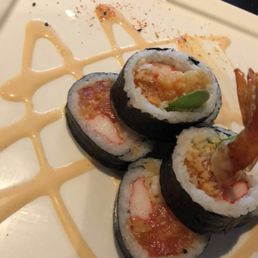 Chef's roll with nori instead of rice paper Chef's roll with nori instead of rice paper