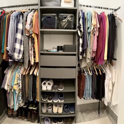 The Organizing Shift - Closet system declutter, design, install and organize
