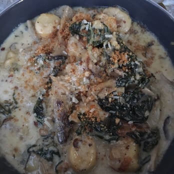 Milestone - Gnocchi in a creamy mushroom sauce - American Near Me - El Dorado Hills, California Milestone - Gnocchi in a creamy mushroom sauce - American Near Me - El Dorado Hills, California