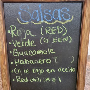 Tacos Manuel - Salsa Menu. - Tacos Near Me - Anaheim, California Tacos Manuel - Salsa Menu. - Tacos Near Me - Anaheim, California
