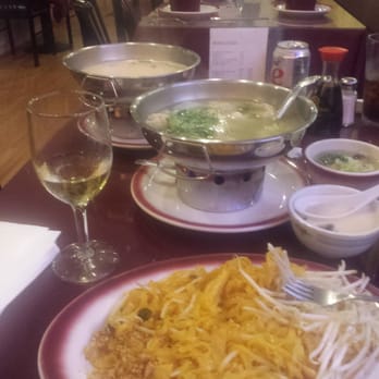 Thai Dishes - Massive vats of amazing soup not just a tiny bowl.  The pad Thai is mouth watering. - Thai Near Me - Redondo Beach, California