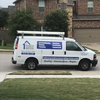 1st Home & Commercial Services - The truck that will pull up - Plumbing Near Me - Austin, Texas