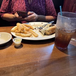 Western Sirloin Steak House - Half the cheesesteak sandwich that was soooo good!