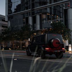 90210 H Group - Rent Mercedes G63 today and enjoy the thrill of an opulent driving experience with a sleek and powerful engine.