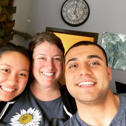 Mama Bear Massage - How cute are these two? I love teaching all kinds of folks but these guys were super fun!
