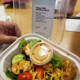 Their version of Santa Fe chicken salad.. so delicious Their version of Santa Fe chicken salad.. so delicious