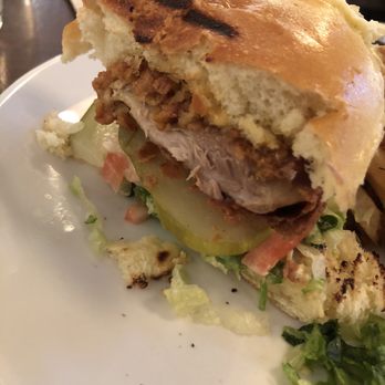 Friedman's - Buttermilk Fried Chicken Sandwich cut in half. Dark meat which smelled quite foul. - Breakfast & Brunch Near Me - New York, New York Friedman's - Buttermilk Fried Chicken Sandwich cut in half. Dark meat which smelled quite foul. - Breakfast & Brunch Near Me - New York, New York
