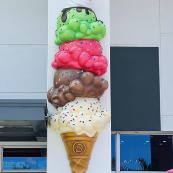 Sloan's Ice Cream - Uptown Boca - a giant ice cream cone with a cherry on top - Ice Cream & Frozen Yogurt Near Me - Boca Raton, Florida Sloan's Ice Cream - Uptown Boca - a giant ice cream cone with a cherry on top - Ice Cream & Frozen Yogurt Near Me - Boca Raton, Florida