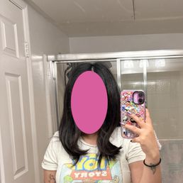 The day after : shortest part of my hair