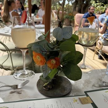Clementine - Peach and Clementine Mimosas - Mediterranean Near Me - Yountville, California