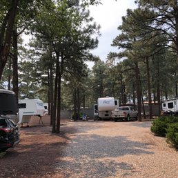 The far end of the RV Park where a lot of long-term summer residents stay The far end of the RV Park where a lot of long-term summer residents stay