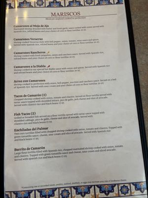 Menu photo 2 Casa Del Lago  Granite Bay, CA