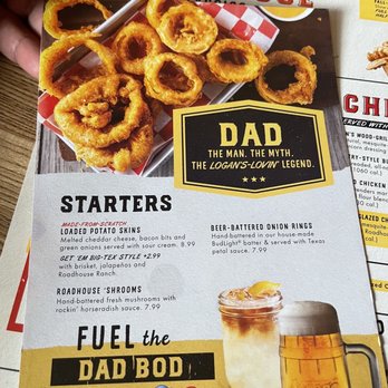 Logan's Roadhouse - Father's Day menu? - Steakhouses Near Me - Kissimmee, Florida