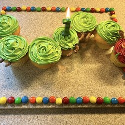 Michael's Bakery and Cafe - The Very Hungry Caterpillar was the theme, so not a problem that there wasn't time for decorating