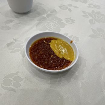 Five Star Seafood Restaurant - Mustard and chili sauce - Dim Sum Near Me - San Gabriel, California