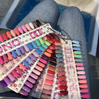 Cachet Nail Boutique - So many colors to choose from - Nail Salons Near Me - Charlotte, North Carolina