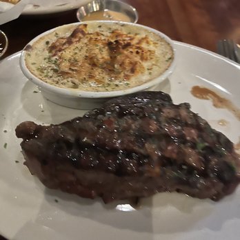 J. Alexander's Restaurant - Kansas City strip with macaroni and cheese - American Near Me - Overland Park, Kansas J. Alexander's Restaurant - Kansas City strip with macaroni and cheese - American Near Me - Overland Park, Kansas