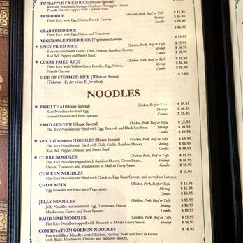Your Place Thai Restaurant - Menu - Thai Near Me - Santa Barbara, California