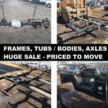 Parts Breakers - Jeep Wrangler, Jeep Cherokee, Jeep CJ's Bodies, Tubs, Frames, Axles and More. Huge inventory. - Auto Parts & Supplies Near Me - Grand Junction, Colorado Parts Breakers - Jeep Wrangler, Jeep Cherokee, Jeep CJ's Bodies, Tubs, Frames, Axles and More. Huge inventory. - Auto Parts & Supplies Near Me - Grand Junction, Colorado