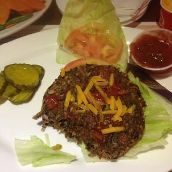 Dallas BBQ - Black bean veggie burger sans bun --a little spicy and a lot delicious - Barbeque Near Me - Bronx, New York