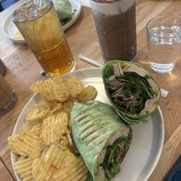 Turkey bacon ranch wrap Turkey bacon ranch wrap
