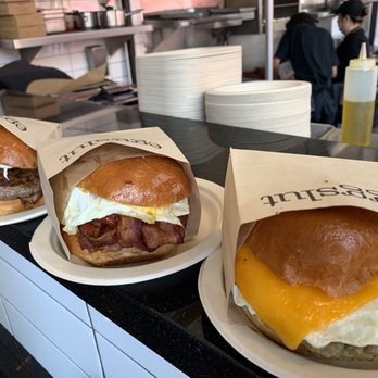 Eggslut - Sausage, Egg & Cheese Bacon, Egg & Cheese Cheeseburger - Breakfast & Brunch Near Me - Los Angeles, California