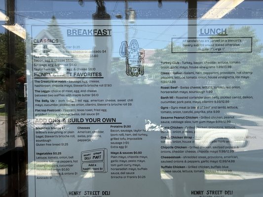Menu photo 4 Henry Street Deli Burlington, VT Menu photo 4 Henry Street Deli Burlington, VT