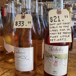 Cute wine shop w cool funky varieties Cute wine shop w cool funky varieties