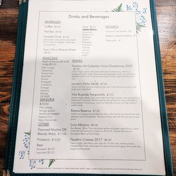 Breakfast Bar - This is the Fourth Page of their Main Menu.  Photo taken April 5, 2026. - Breakfast & Brunch Near Me - Virginia Beach, Virginia