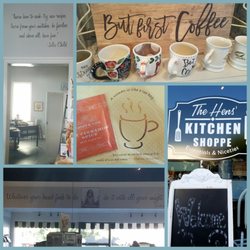 The Hens' Kitchen Shoppe - I LOVE kitchen stuff & this was the cutest place! So many gadgets for me to play with & add to my wish list! They had lil' gifty-poos too!