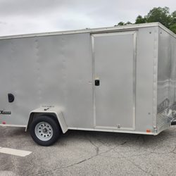 Redline Trailer Rentals - 6'x12' Enclosed trailer with ramp