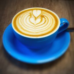 Flat white with oat milk Flat white with oat milk