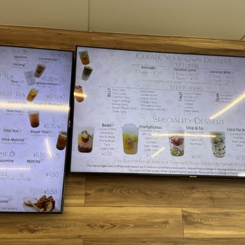 Coco3 - drink menu - Bubble Tea Near Me - South San Francisco, California
