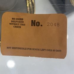 Marsilvia Jewelry Inc - My receipt which don't prove anything.