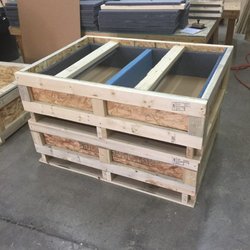 Gateway Crate and Freight - Spec crates for customer with foam and braces in place.