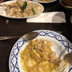 Thai Coconut Restaurant - Yellow curry mixed with fried rice