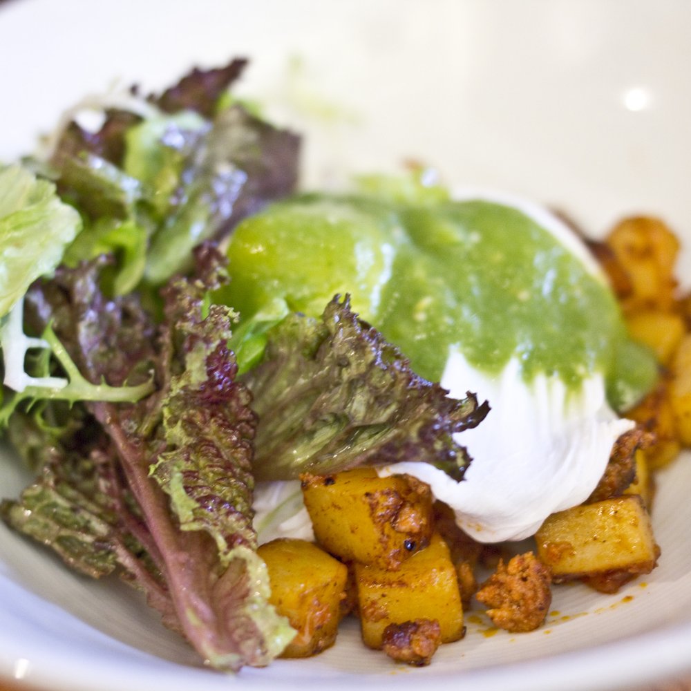 Meadowsweet - Chorizo Hash and Poached Eggs - New American Near Me - Brooklyn, New York Meadowsweet - Chorizo Hash and Poached Eggs - New American Near Me - Brooklyn, New York