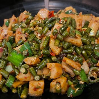 Spices - V15. Fried Pickle Long Bean with Lotus - Szechuan Near Me - San Francisco, California Spices - V15. Fried Pickle Long Bean with Lotus - Szechuan Near Me - San Francisco, California