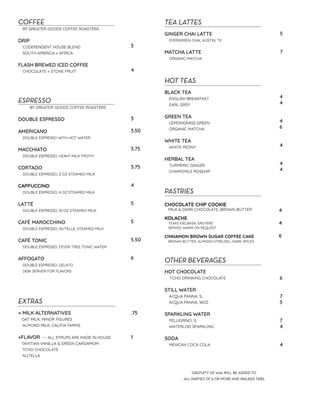 Menu photo 7 Codependent Cocktails + Coffee Austin, TX Menu photo 7 Codependent Cocktails + Coffee Austin, TX