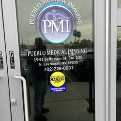 Pueblo Medical Imaging - Front door and hours