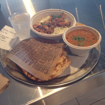 Choolaah - BBQ meal with chicken, wheat naan, and tikka masala sauce - Indian Near Me - Beachwood, Ohio