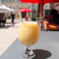 Creature Comforts Brewing - Crushie (beer slushie): Athena Painkiller W/ Pineapple, Coconut, Orange, Lime, Nutmeg & Vanilla @tiffhuangry