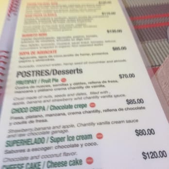 Vegan Planet - Menu#1 - Gluten-Free Near Me - Cancún, ROO