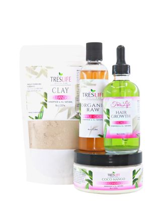 Shop Our Bundles - Shop Our Bundles In Store or Online!
* Detangle Me Bundle
* Detox Me Bundle
* Strengthen Me Bundle
* Twist Me Bundle
* Wash and Grow Bundle
Healthy Hair.
Beautiful Skin.
TrêsLife is dedicated to helping you and your family achieve your hair and skin goals without the fears of using toxic parabens, chemicals, or other unhealthy products. We provide organic, toxin free, paraben free and 100% chemical free products handmade in the USA! Each of our products have been crafted to cater to high and low porosity hair and nourish your style to last for days. Our bundle packages come with a regimen guide, created by a Licensed Cosmetologist, that when followed will help you reach your hair goals. No more having to 'figure' out how to use a product or if the product will work for 'your' hair needs. There is a bundle for whatever you need. Shop Our Bundles - Shop Our Bundles In Store or Online!
* Detangle Me Bundle
* Detox Me Bundle
* Strengthen Me Bundle
* Twist Me Bundle
* Wash and Grow Bundle
Healthy Hair.
Beautiful Skin.
TrêsLife is dedicated to helping you and your family achieve your hair and skin goals without the fears of using toxic parabens, chemicals, or other unhealthy products. We provide organic, toxin free, paraben free and 100% chemical free products handmade in the USA! Each of our products have been crafted to cater to high and low porosity hair and nourish your style to last for days. Our bundle packages come with a regimen guide, created by a Licensed Cosmetologist, that when followed will help you reach your hair goals. No more having to 'figure' out how to use a product or if the product will work for 'your' hair needs. There is a bundle for whatever you need.